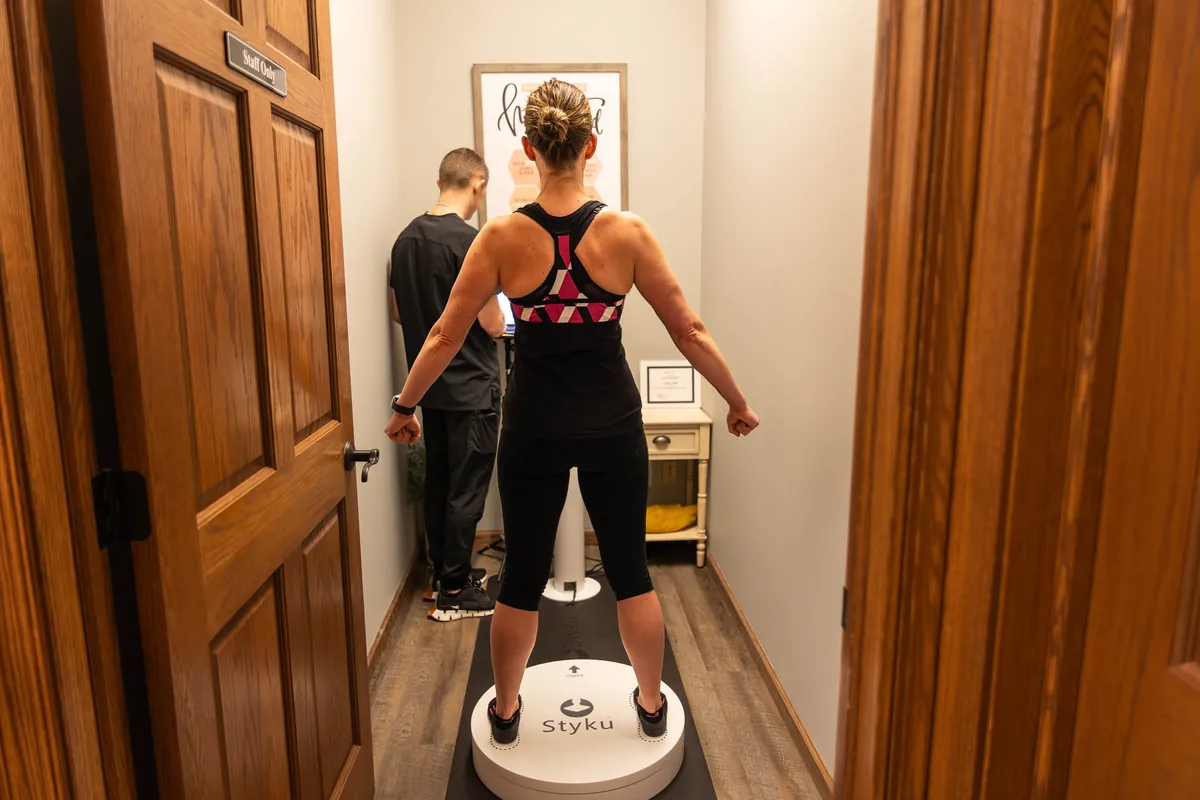 A Styku body scan at Living Well in Wooster